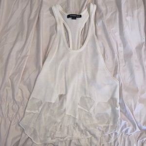 Alexander Wang Super Distressed Tank Top